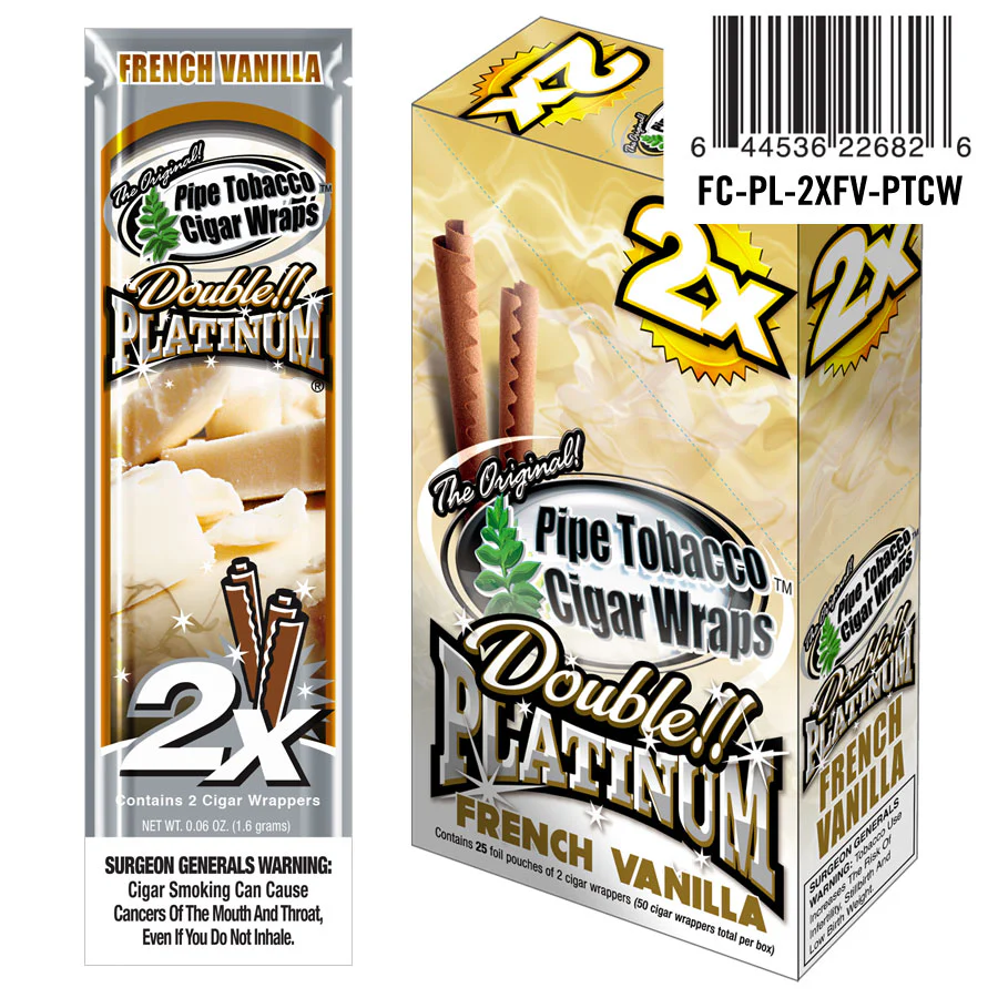 Double Platinum Flavoured Blunt Wraps