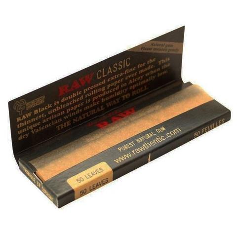 Raw Black 11/4th Rolling Papers - Image 2