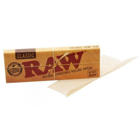 Raw Classic 11/4th Rolling Paper - Image 2