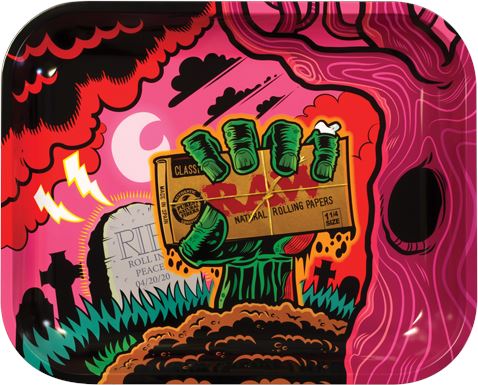 RAW ZOMBIE ROLLING TRAY - MEDIUM