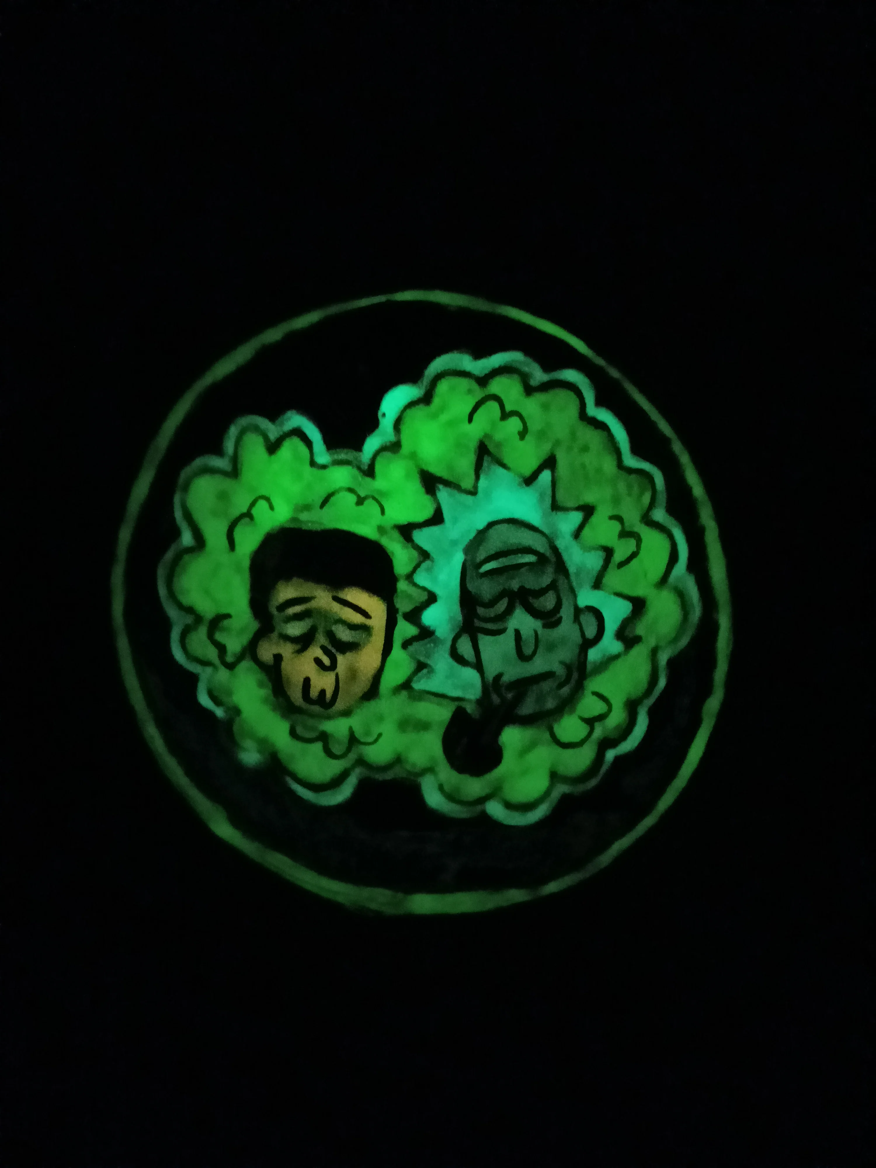 RICK AND MORTY SMOKING PARTNERS GLOW IN THE DARK MIXING BOWL - Image 3
